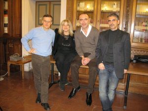 Alessandra Calanchi e Gianni Darconza con Valerio Varesi e Alessandro Berselli (2009)_risultato